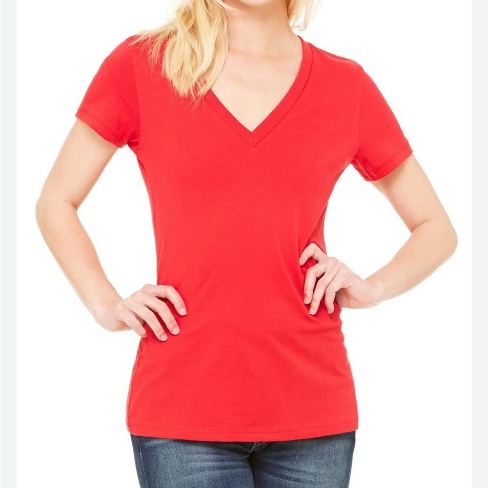 GAP Watermelon V-Neck Short Sleeve Tee